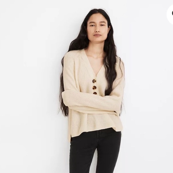 Madewell Ribbed Lyle Henley Sweater